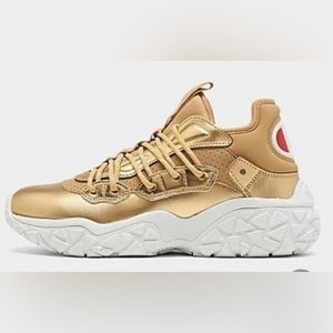 NWT Metallic Gold Champion Tank Chunky Sneakers